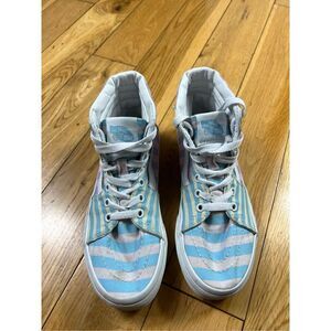Vans Girls Hi Top Shoes Size 3